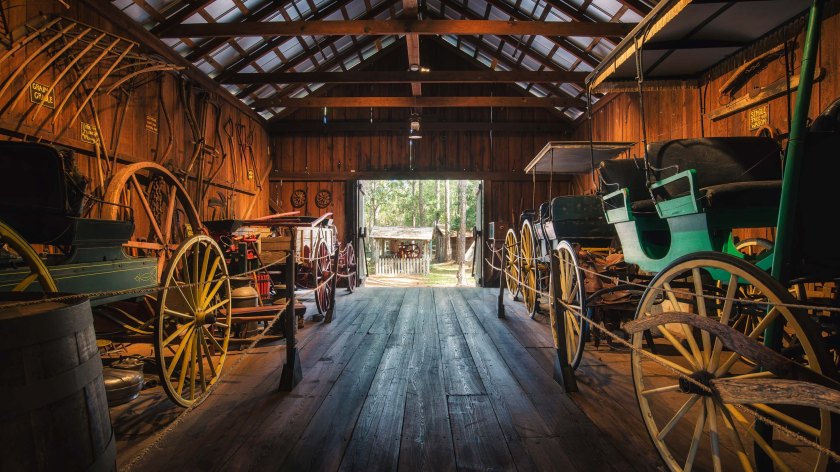 Inside Old Lowe Barn
