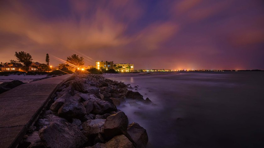 Long Exposure Passagrille Jetty at Night